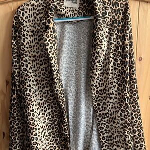 Savanna Jane Leopard Print Blazer